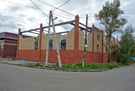 Вместо старого частного дома в Барнауле построили производственный цех