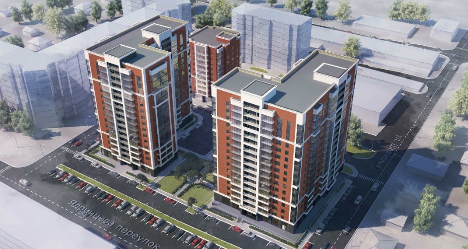 Новый квартал начали строить в тихом центре Барнаула