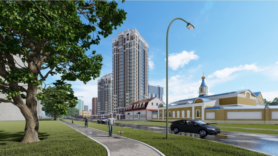 За Сити-Центром в Барнауле запроектировали слишком высокую 25-этажку