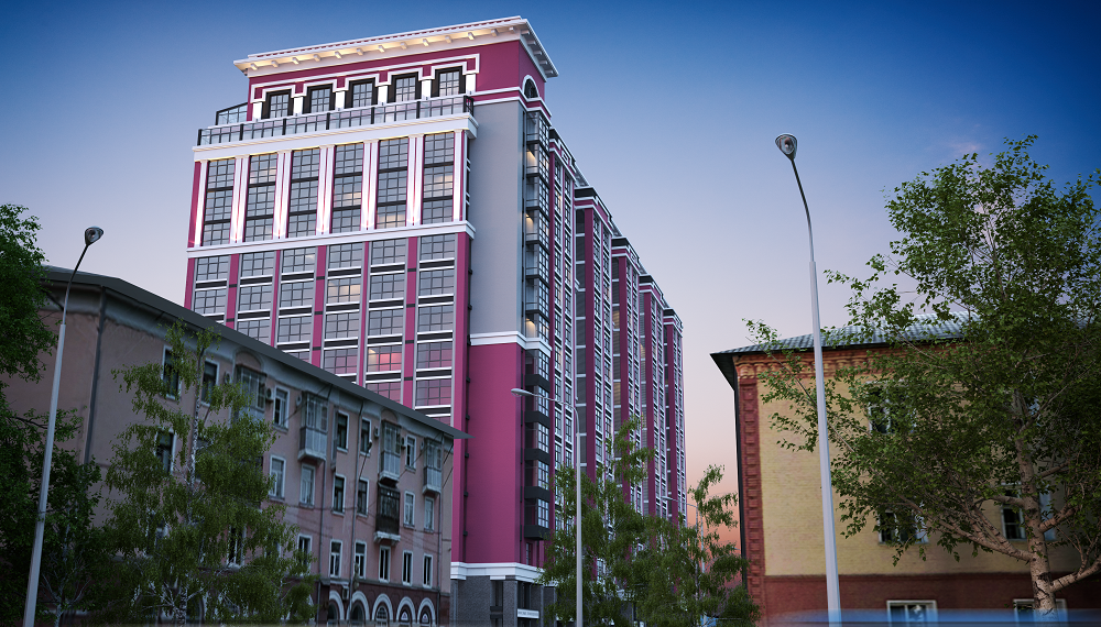 Высотку со стеклянными крышами балконов построят в Барнауле